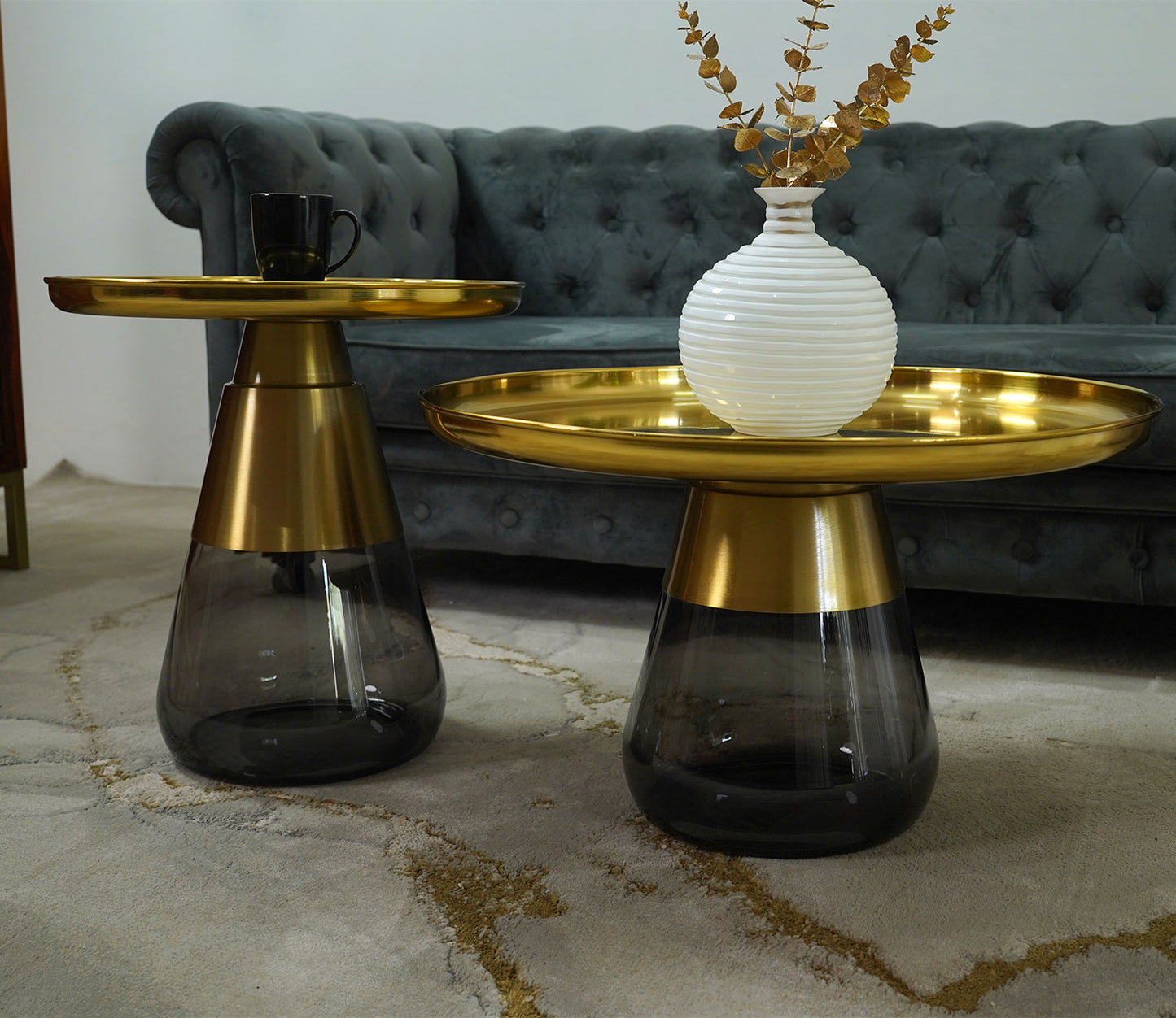 Golden Harmony Duo Center Coffee Table