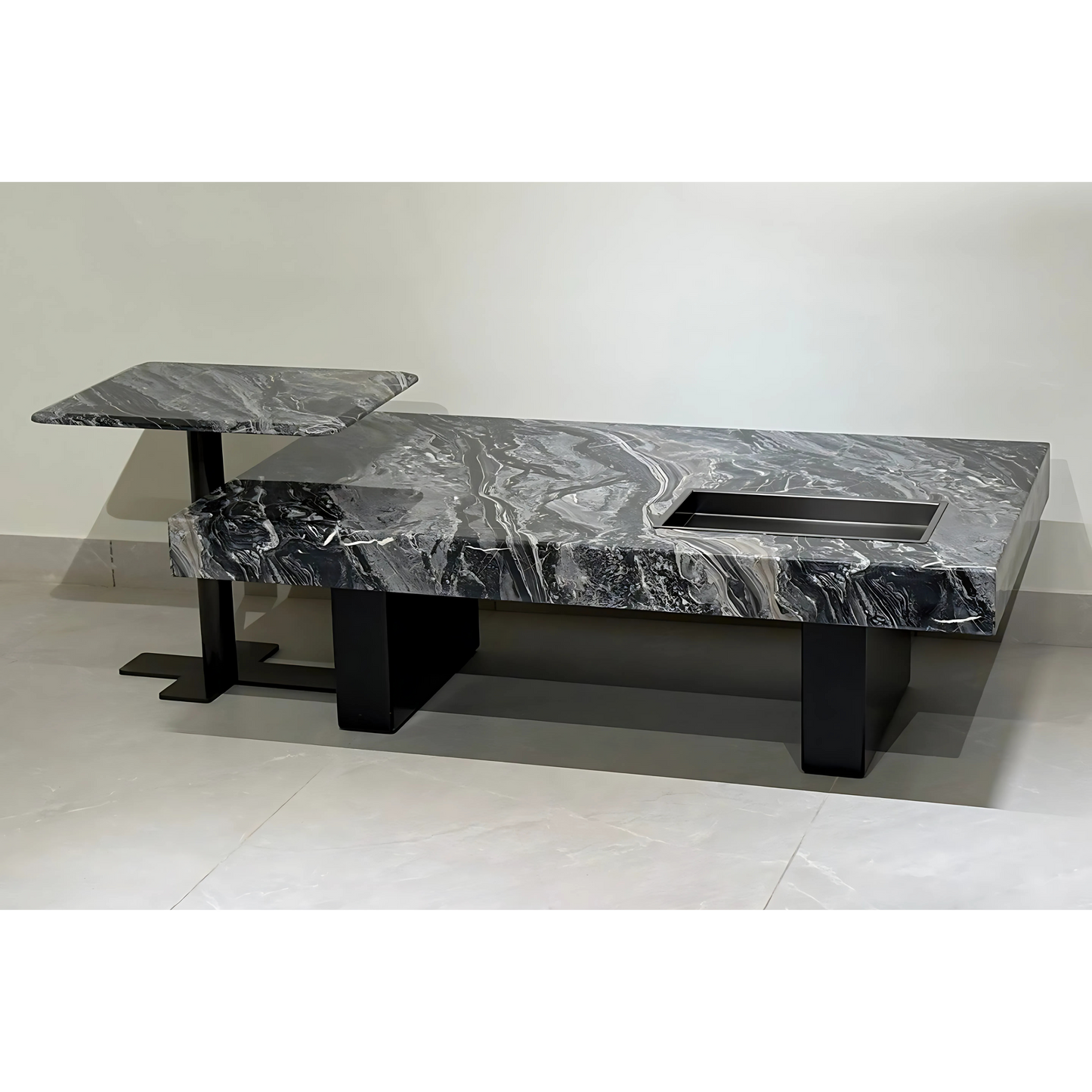 Onyx Streamline Bench Center Coffee Table
