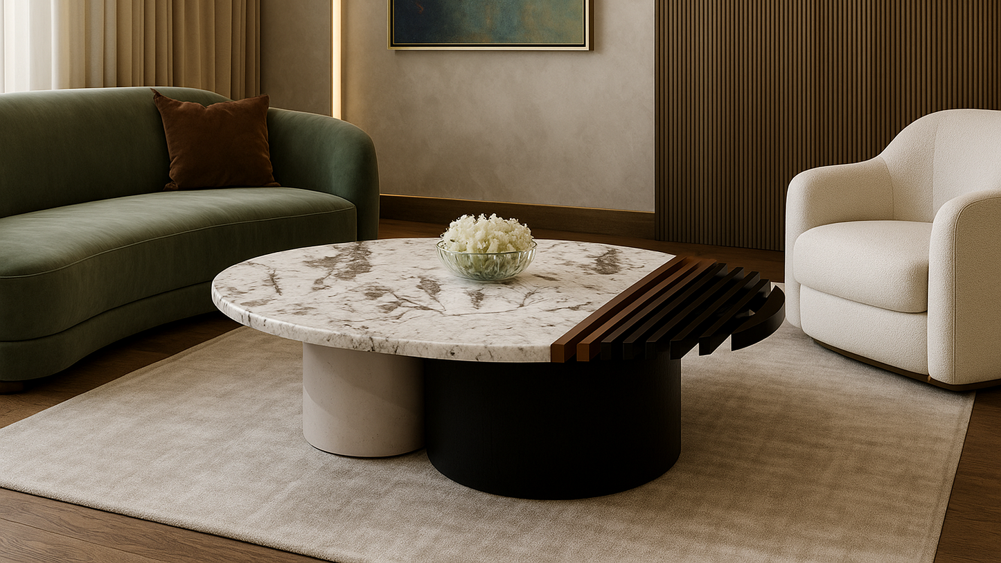 Obsidian Mirage Center Coffee Table