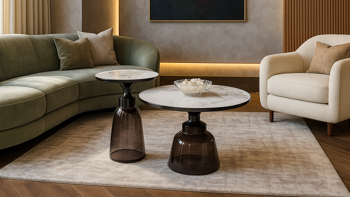 Noir Eclat Marble Centre coffee Table