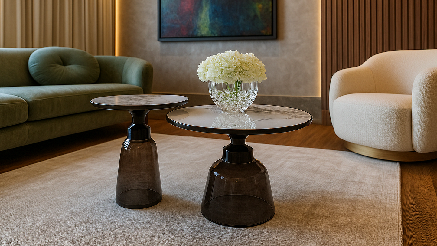 Noir Eclat Marble Centre coffee Table