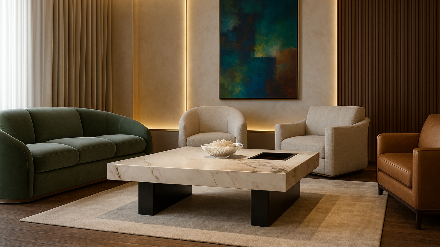 Carrara Luxe Coffee Table