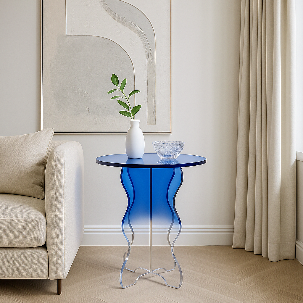 Blue Aurora Side Table