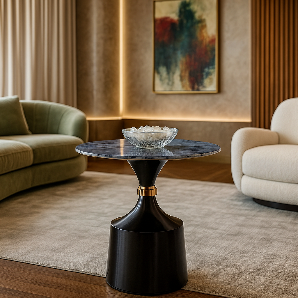 Ebon Cage Royale Side Table