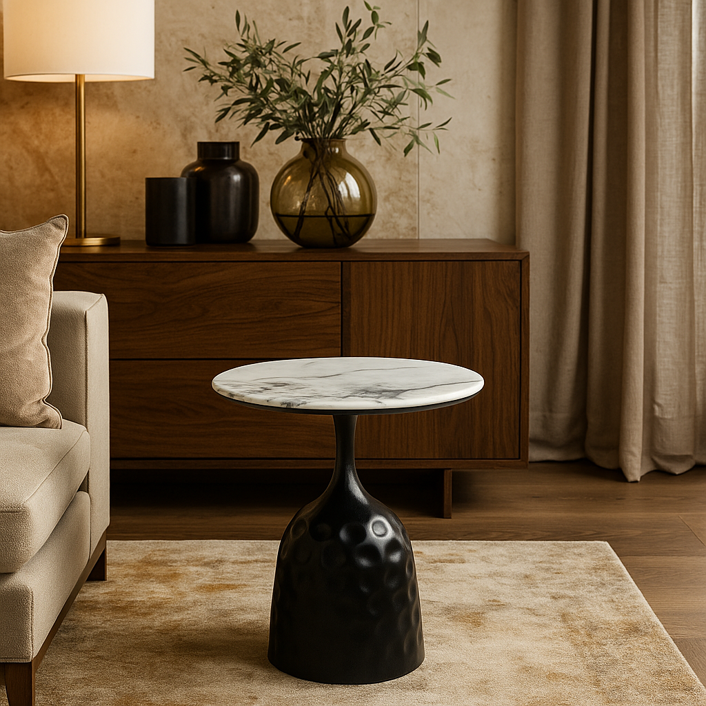 Astra Noir Side Table