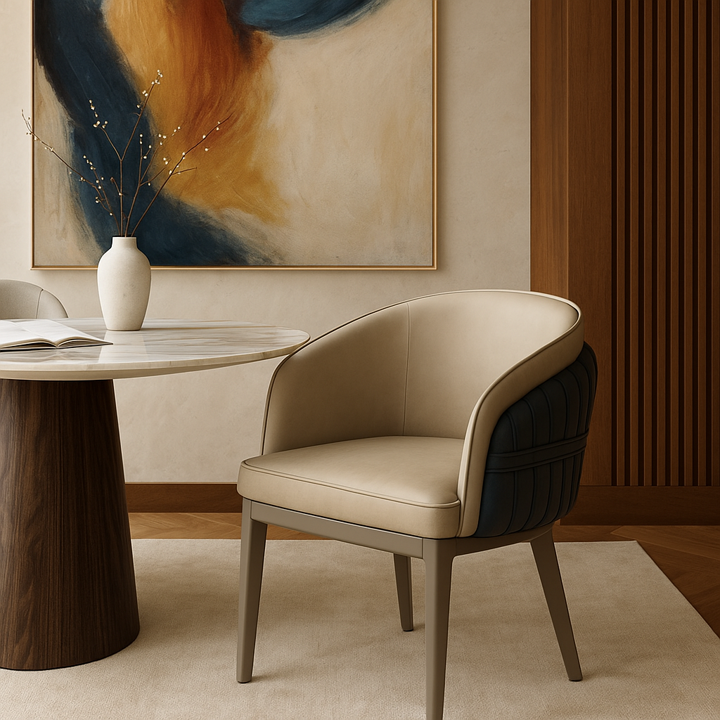 Eclat Curve Designer Dining Chair