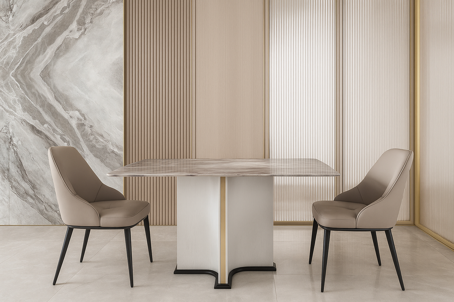 Lysandra Marble Dining Table