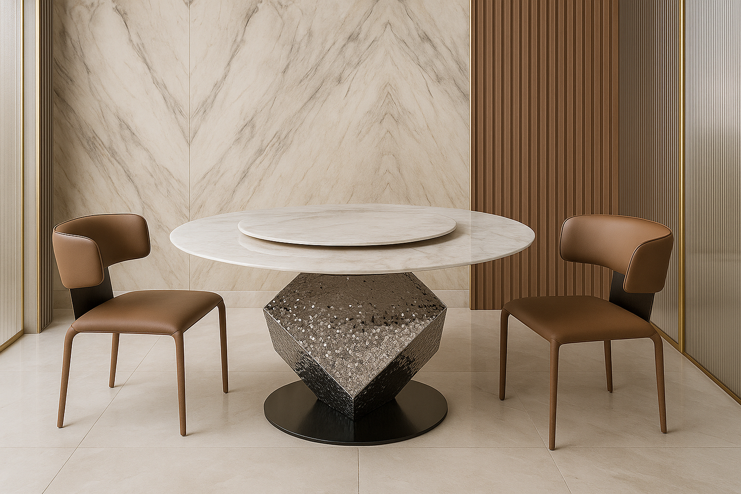 Celestio Prism 2 Seater Dining Set