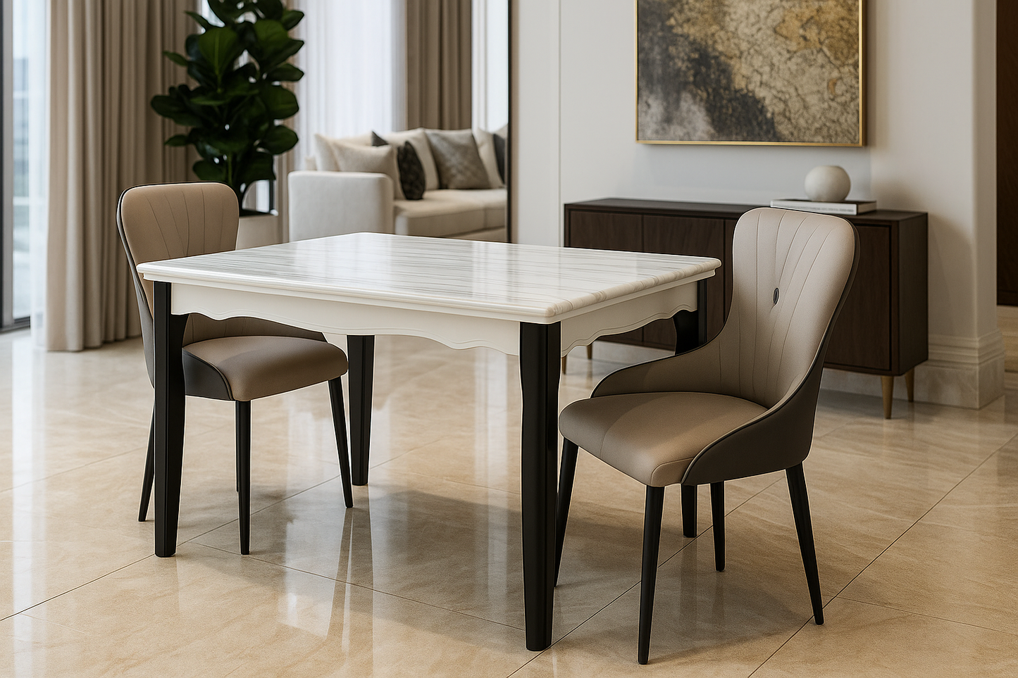 Lucent Stria Dining Table Set