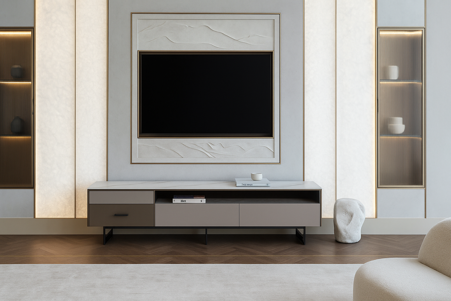 Sandstone Noir LCD Runner