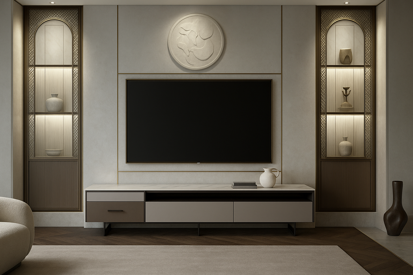 Sandstone Noir LCD Runner
