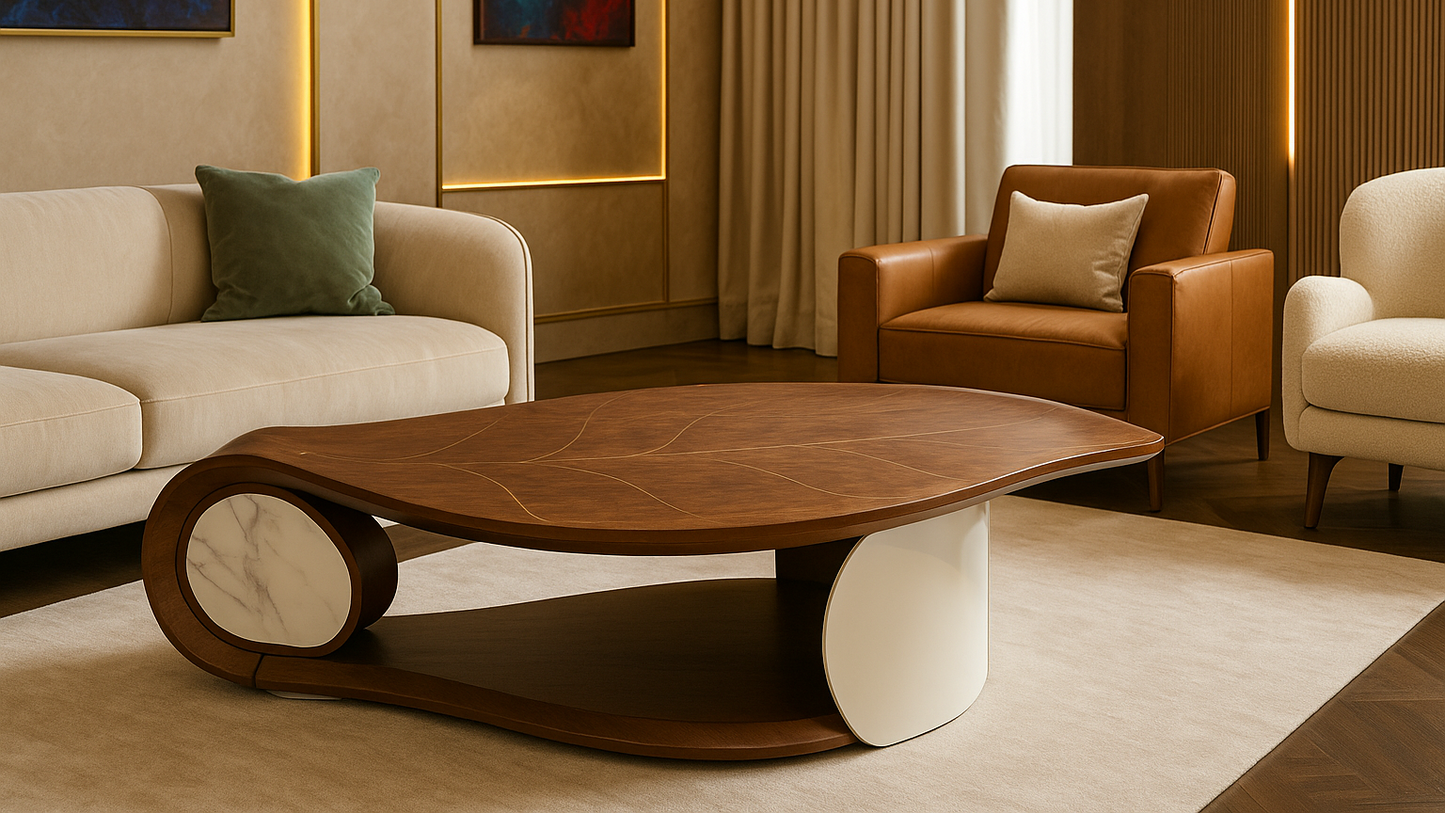 Elar Leaf Center Coffee Table