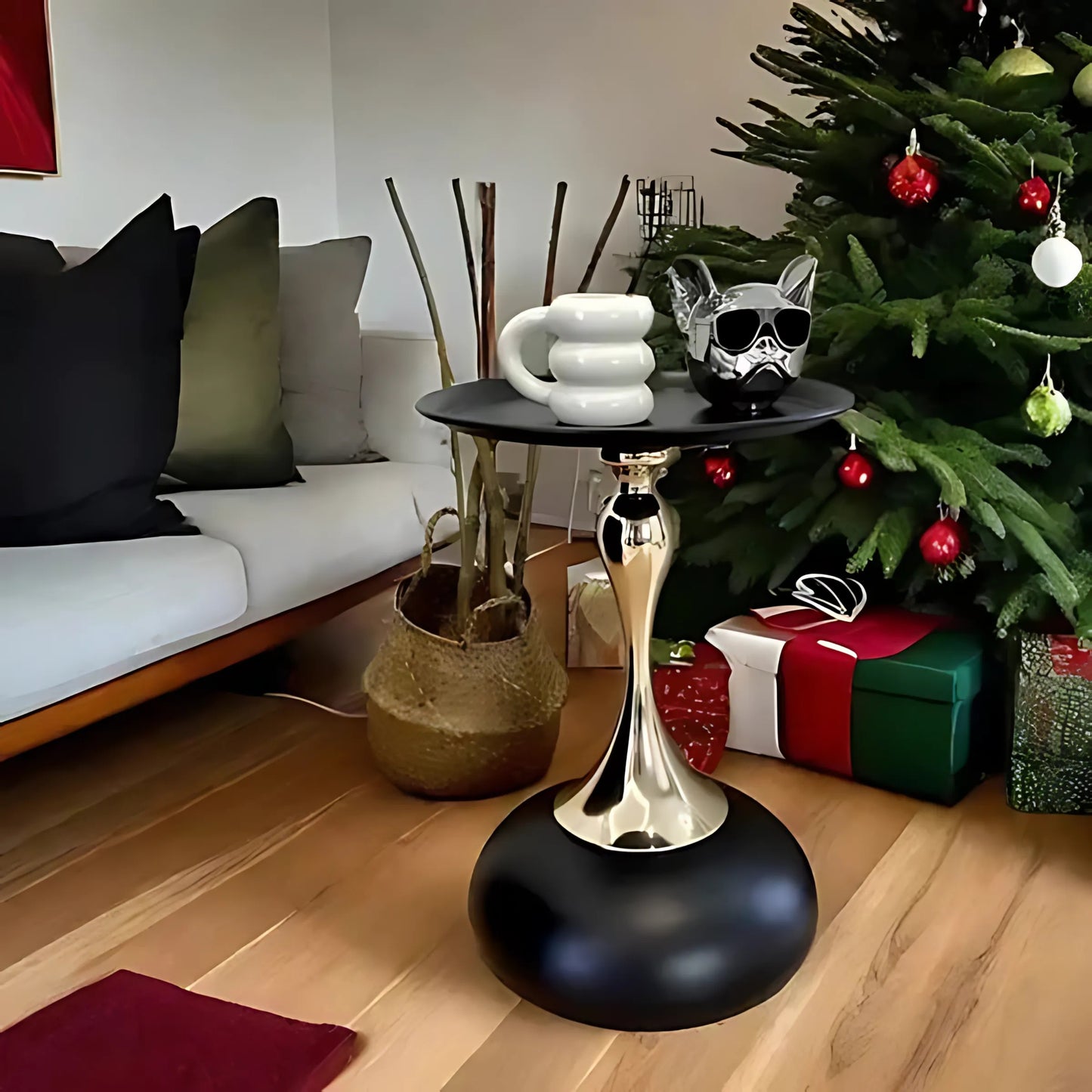 Noir Bell Accent Table