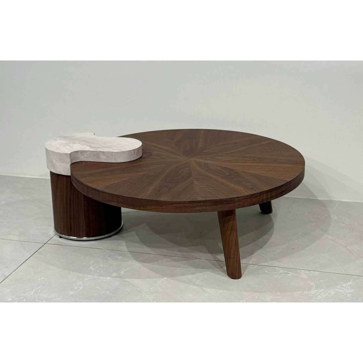 Mahogany Rise Curl Center Coffee Table