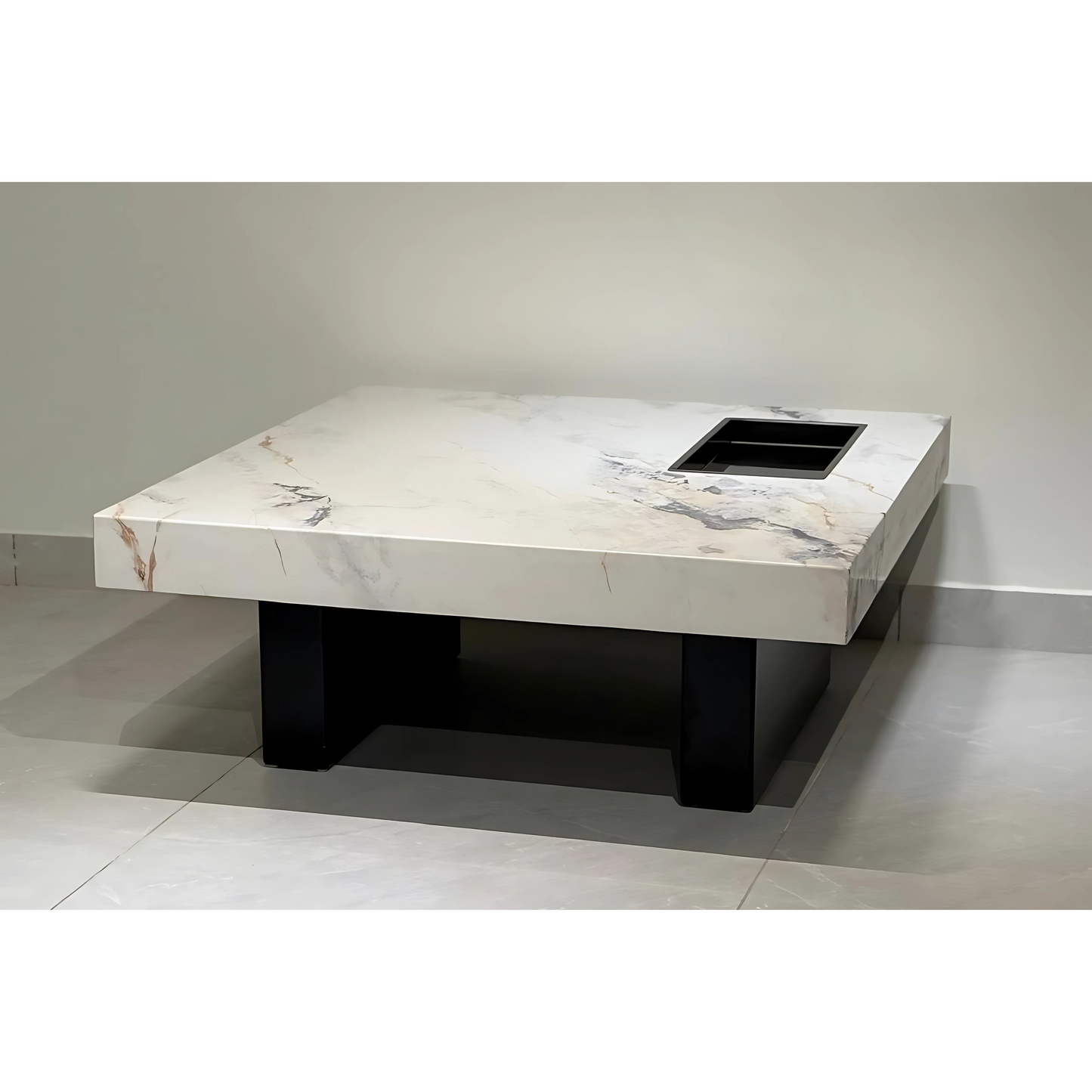 Obsidian Monarch Slab Center Coffee Table