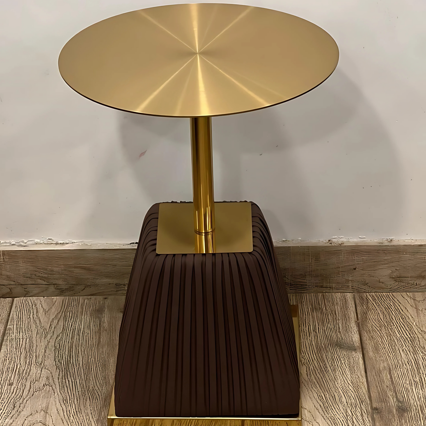 Royal Gold Metal Side Table