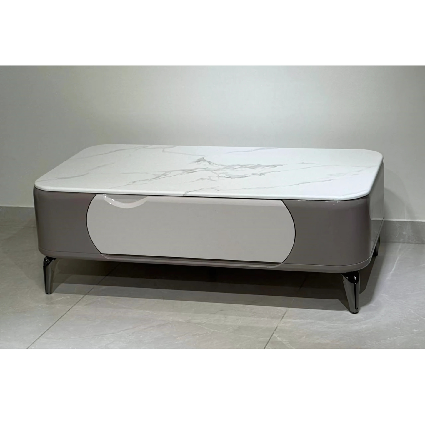Ivory Fold Frame Center Coffee Table