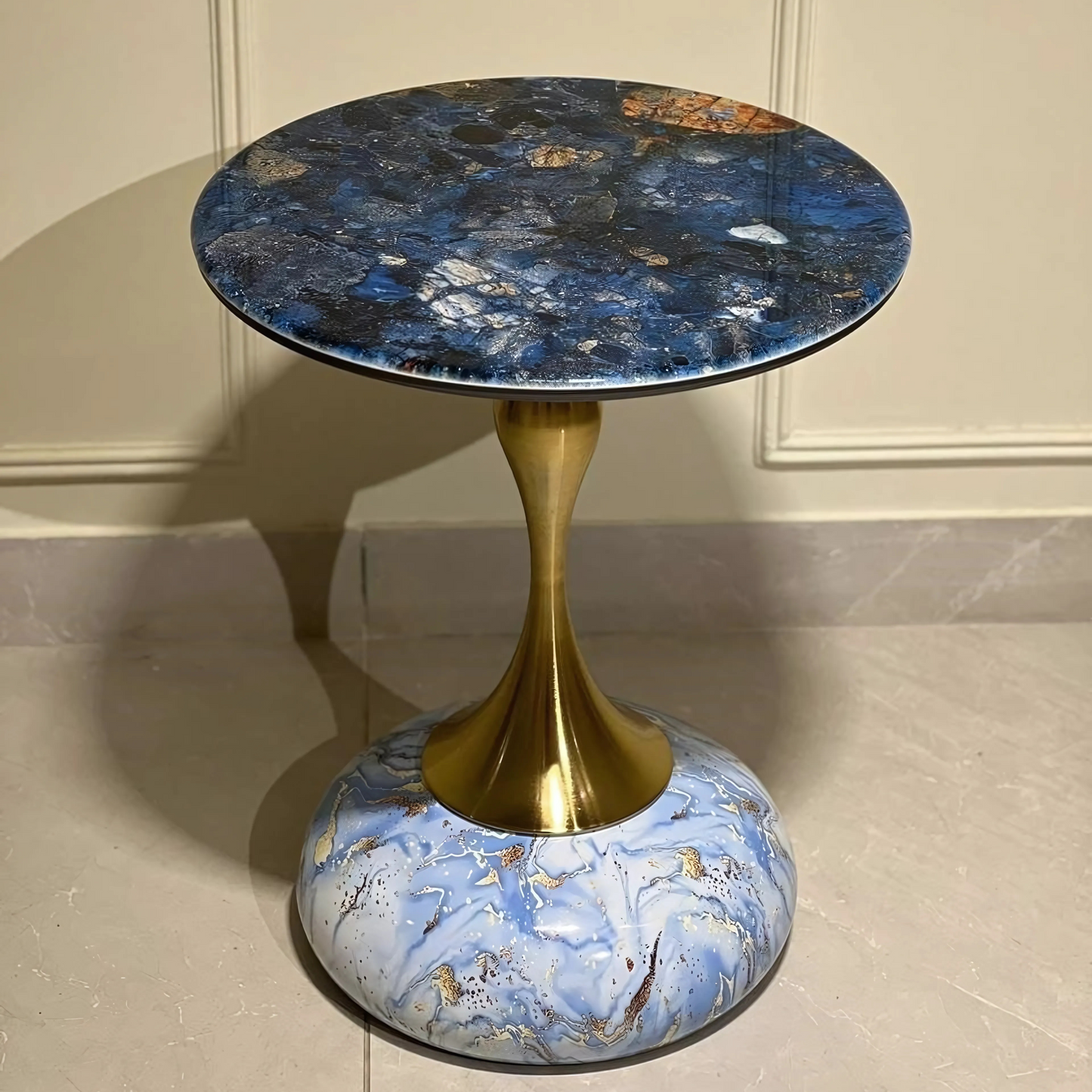 Noir Bell Accent Table