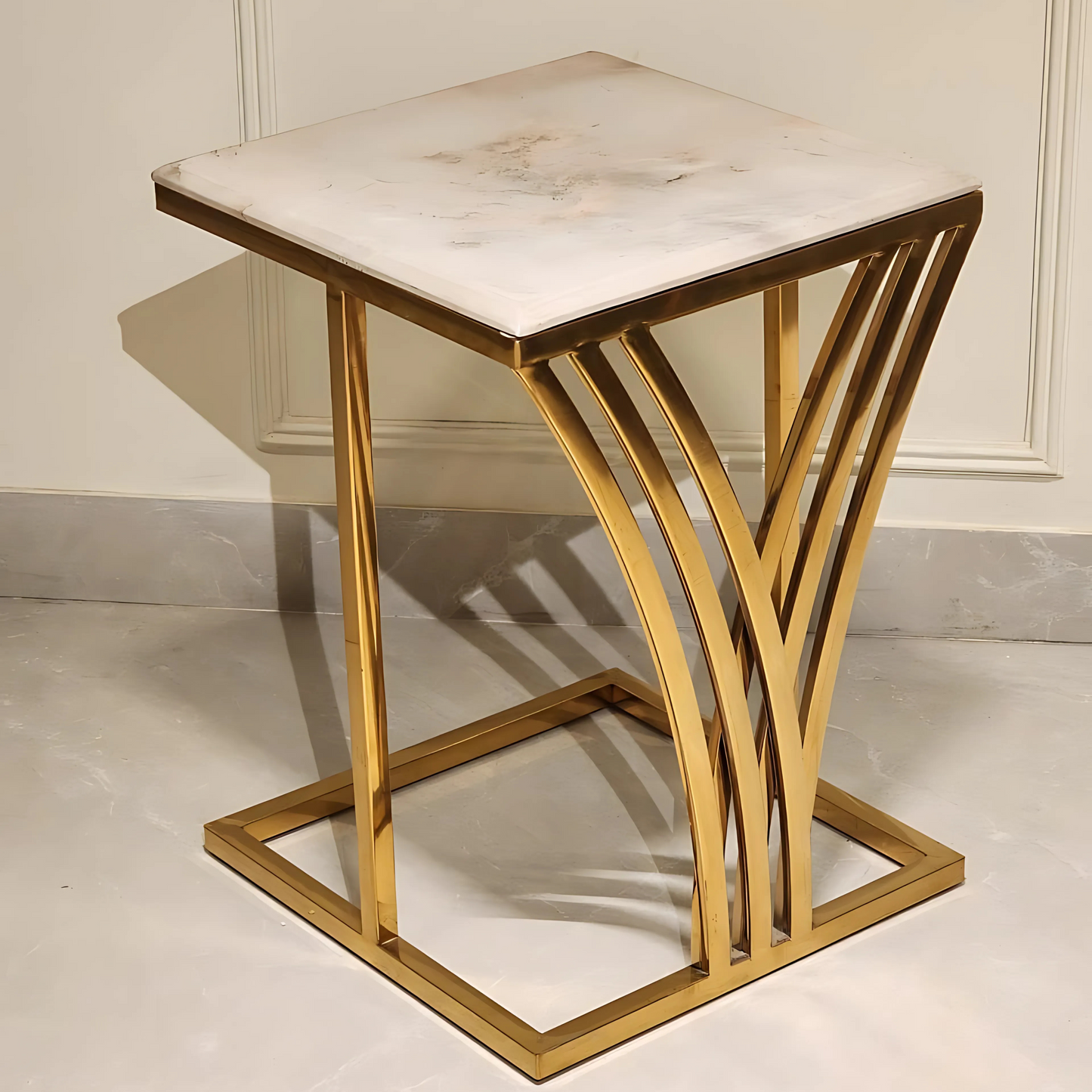 Bravura Brass Side Table