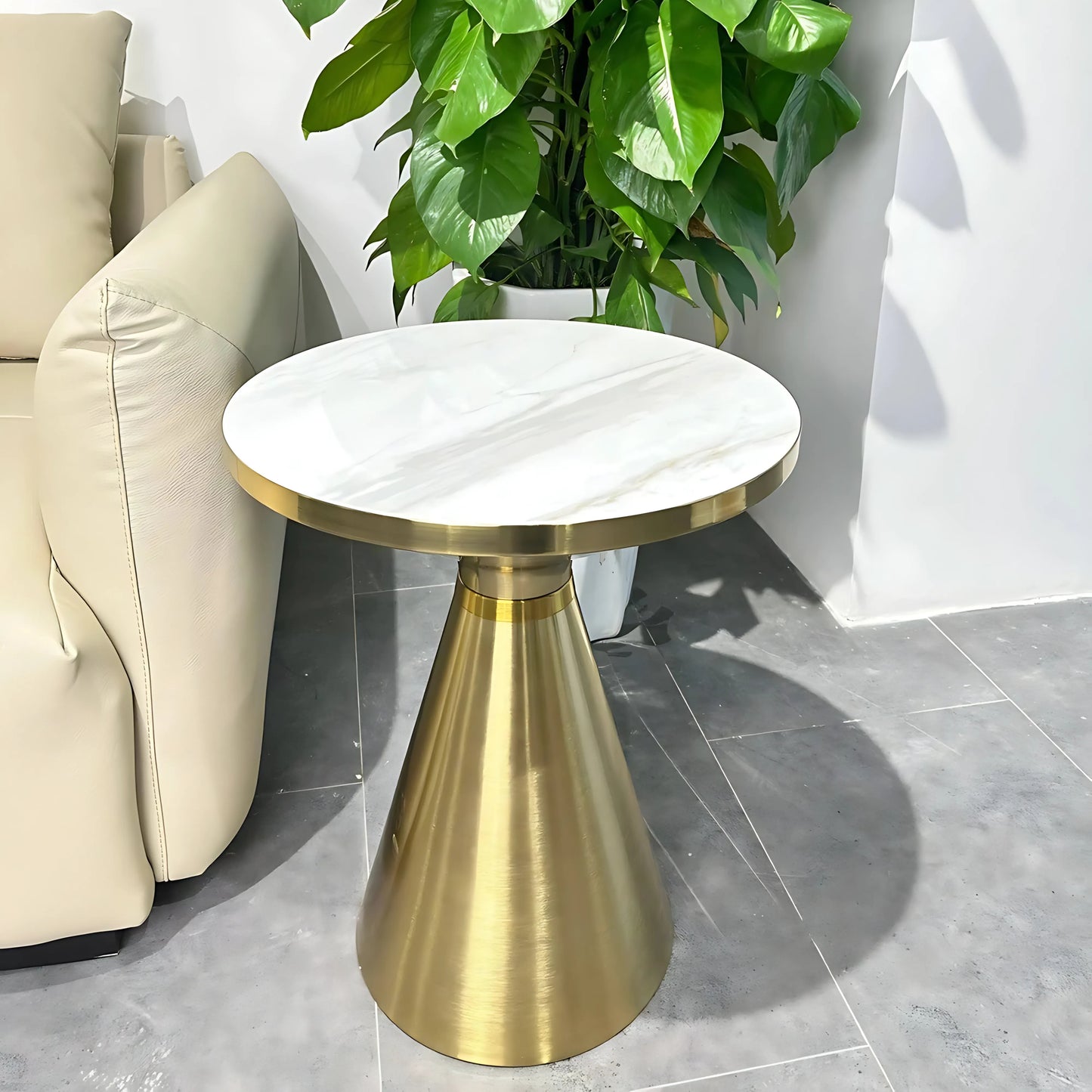 Aurora Gold Dome Table