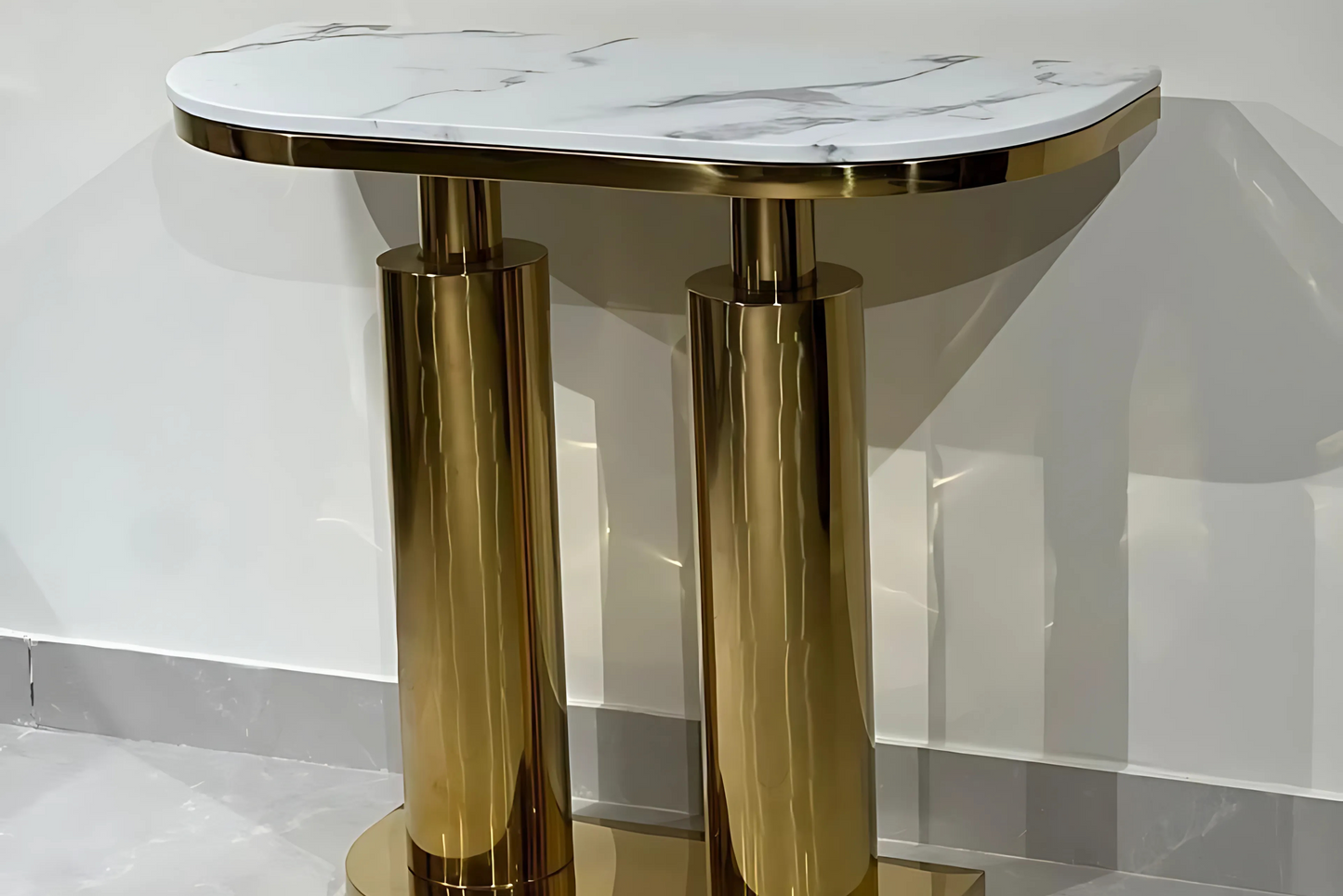Aurelia Marble Top Console Table
