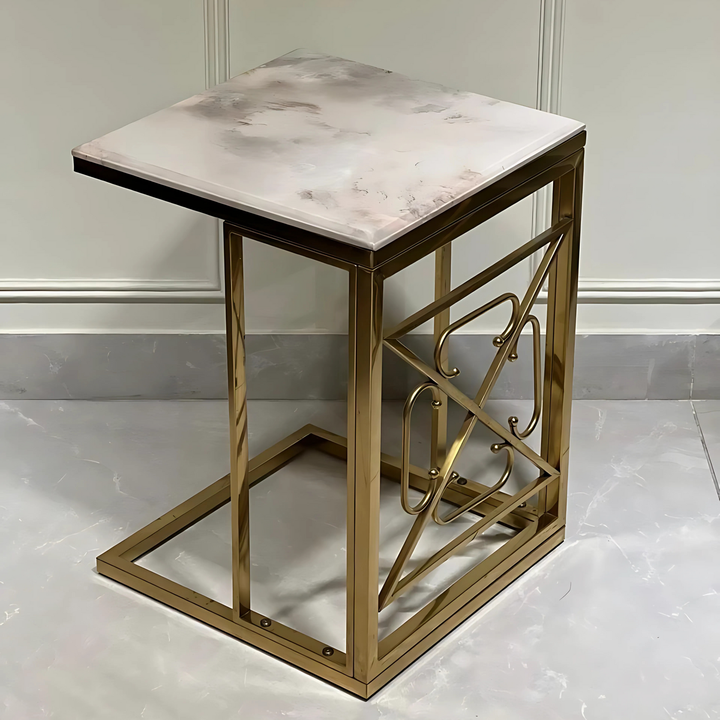 Gold Vein Side Table