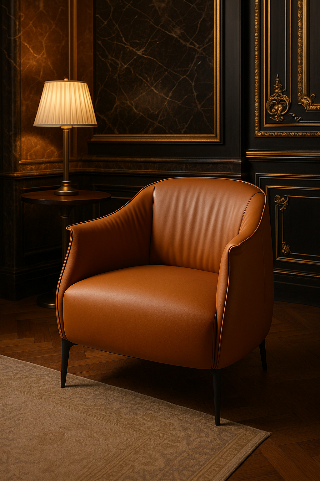 Lucente Leather Lounger Chair