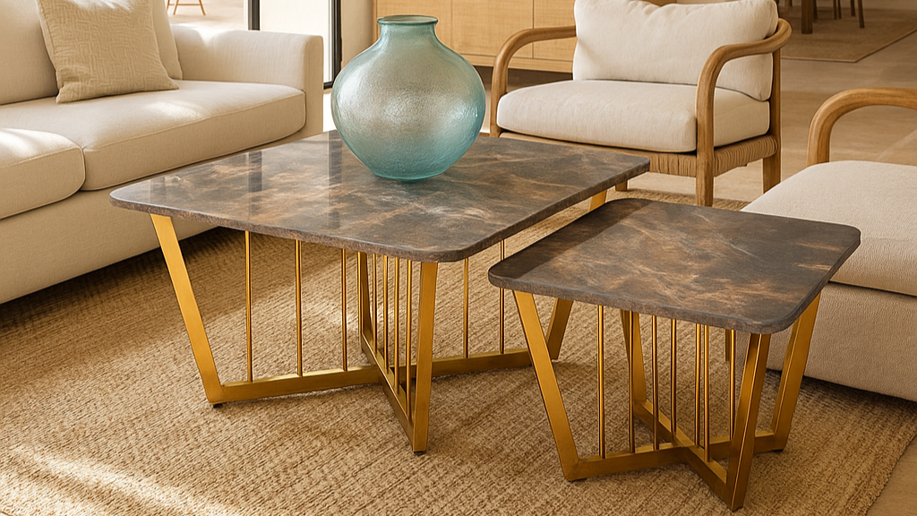 Aurelia Marble Center Coffee Table