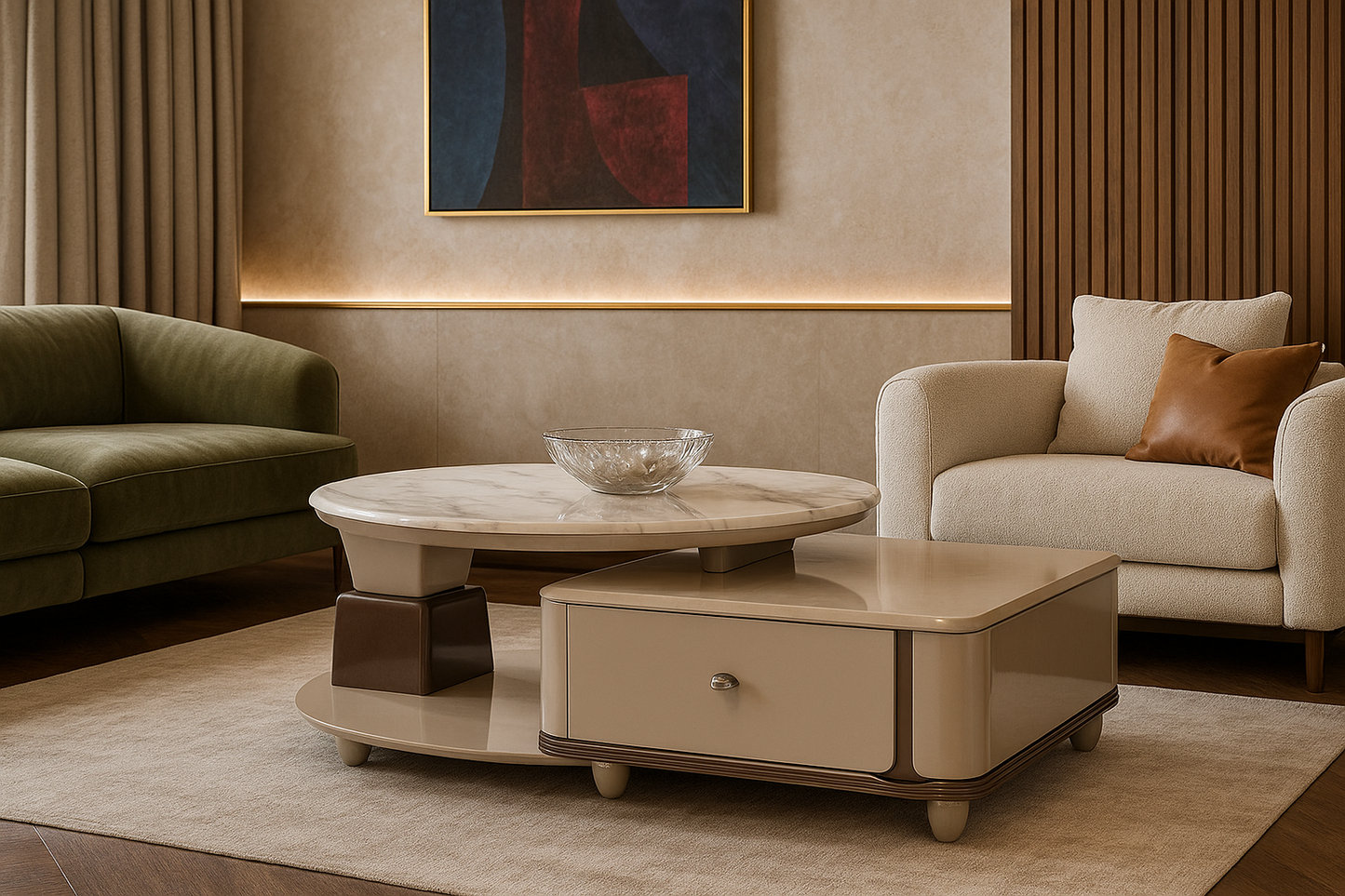 Aurora Cascade Center Coffee Table