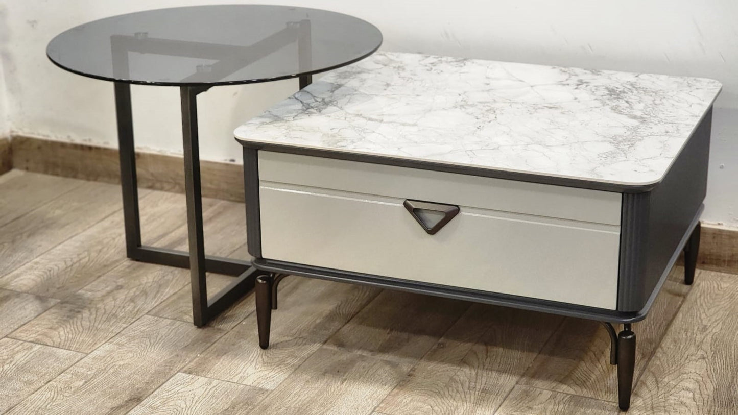 Marble Mist Nesting Center Coffee table
