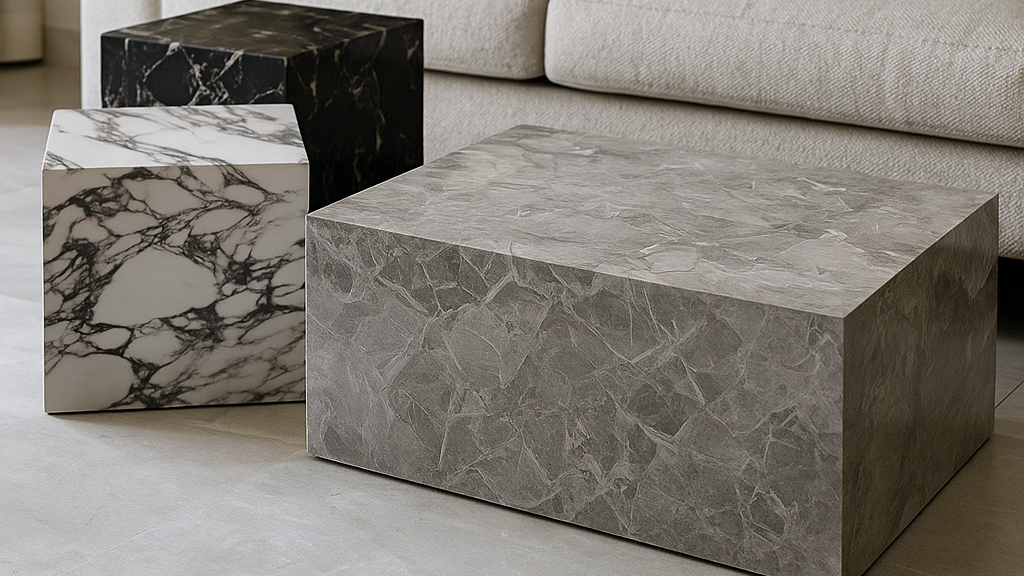Luxe Marble Center Coffee Table