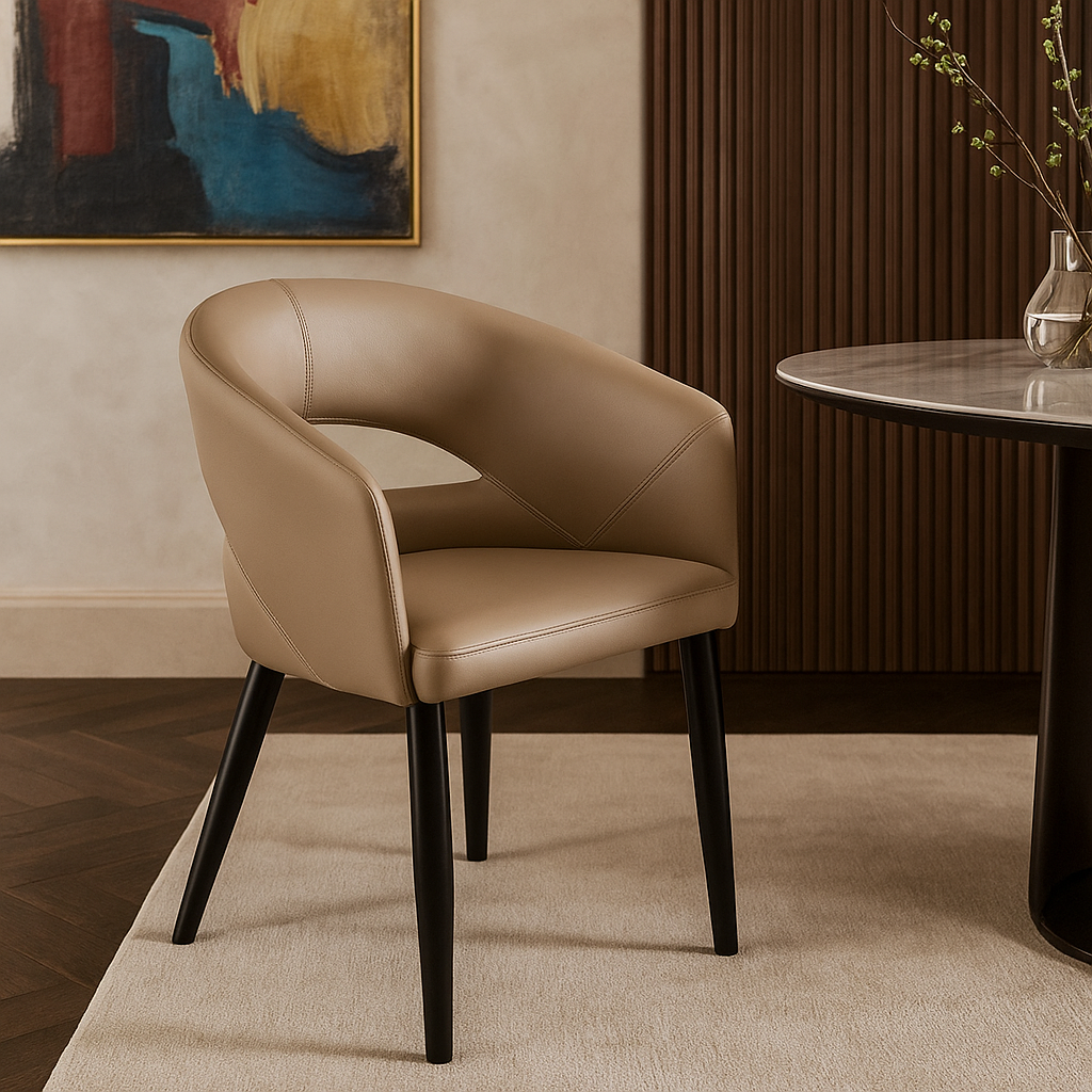 Astra Sand Designer Dining Chair
