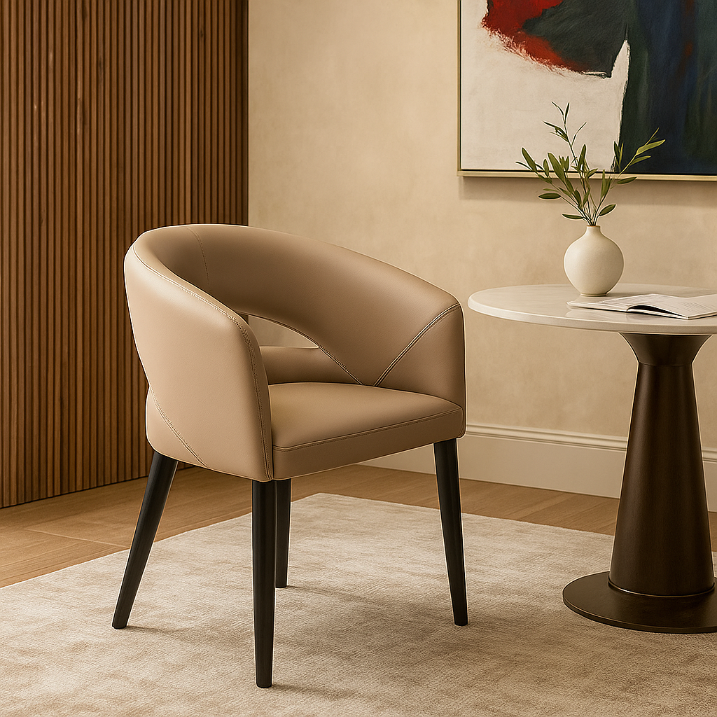 Astra Sand Designer Dining Chair