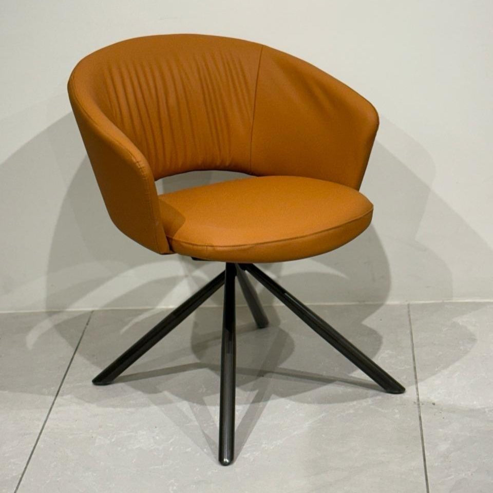 Lunaris Grey Swivel Chair