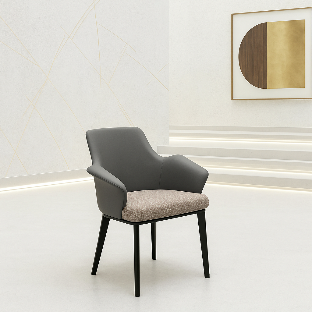 Grigio Weave Designer Dinning Chair