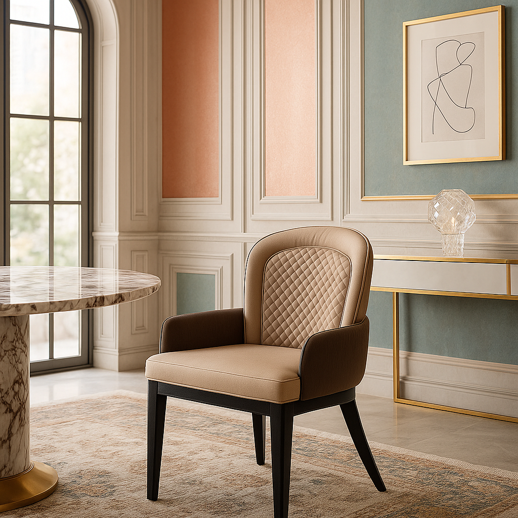 Siena Crest Designer Dining Chair