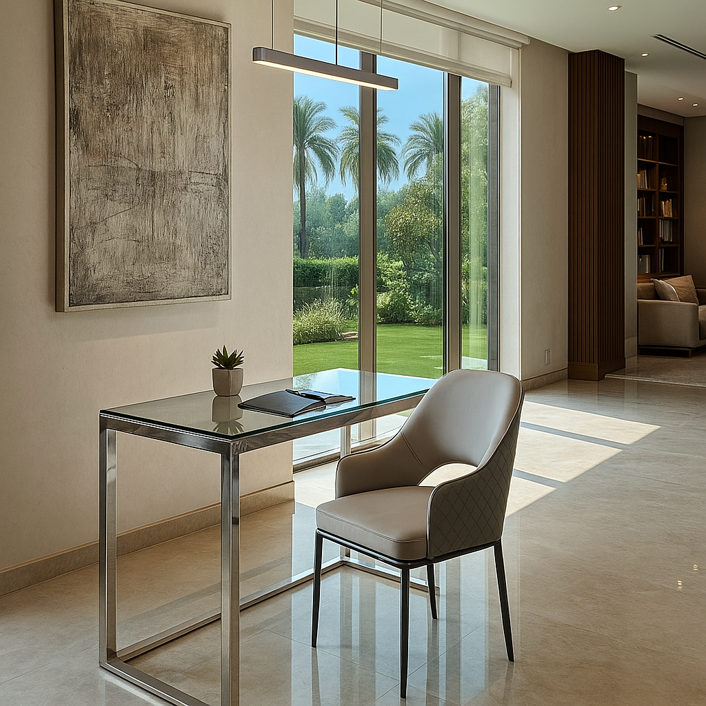 Elan Quilted Designer Dining Chair