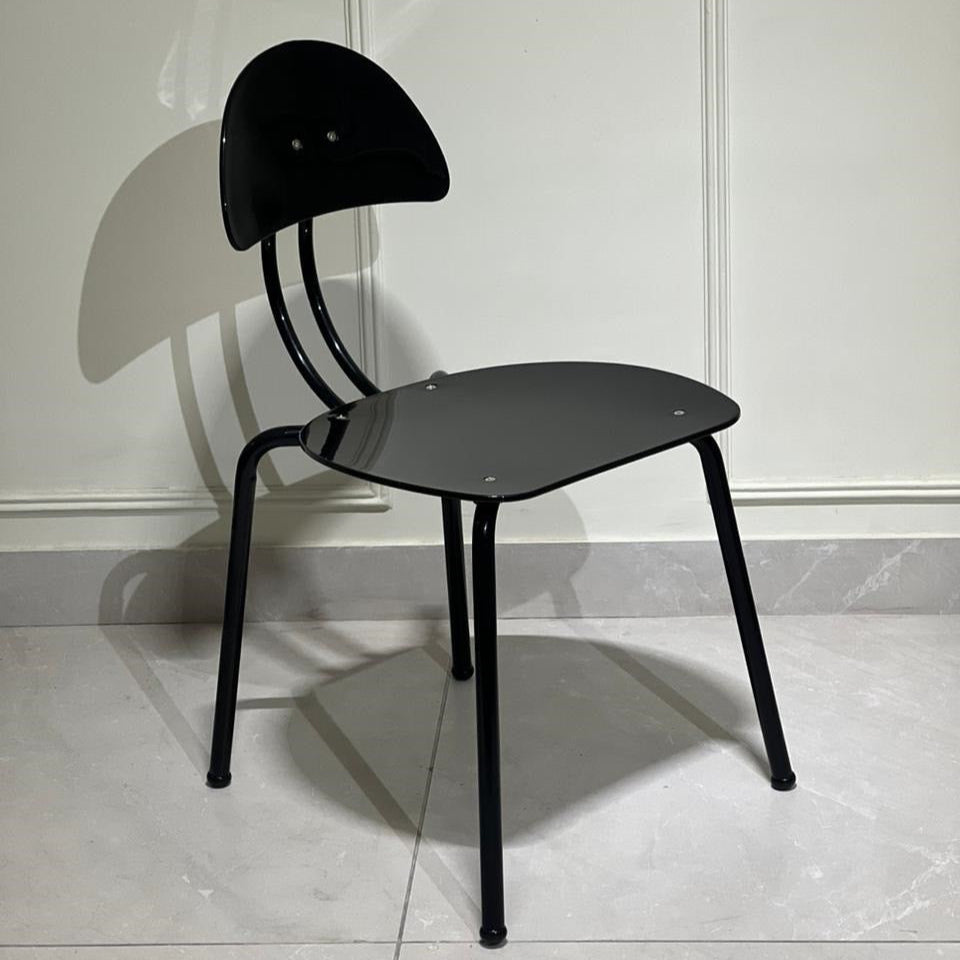 Crimson Arc Chair