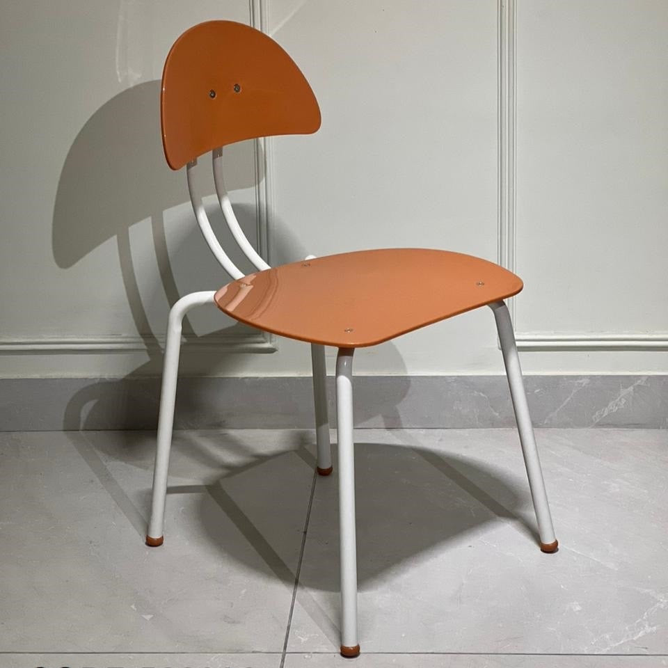 Crimson Arc Chair