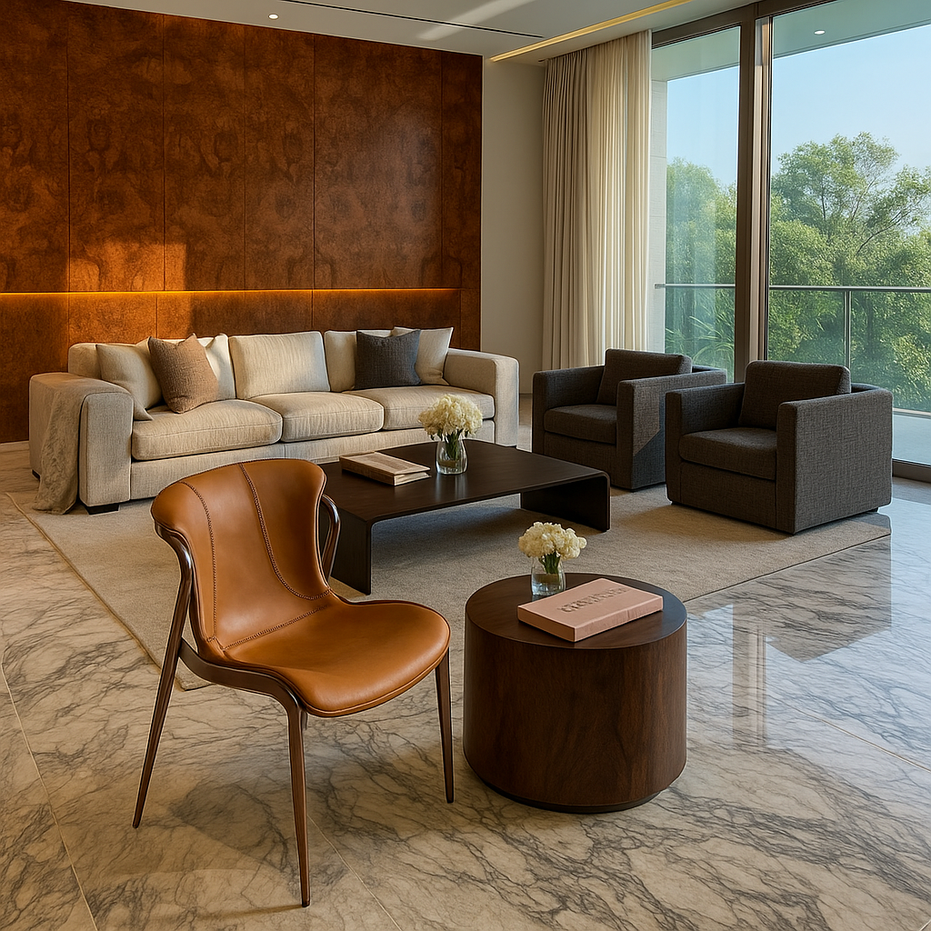 Emerald Curve Chair