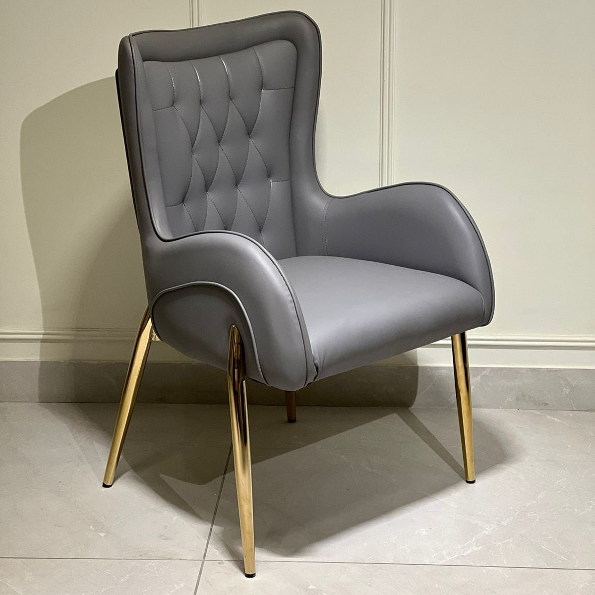 Regal Crest Grey Wingback Chair