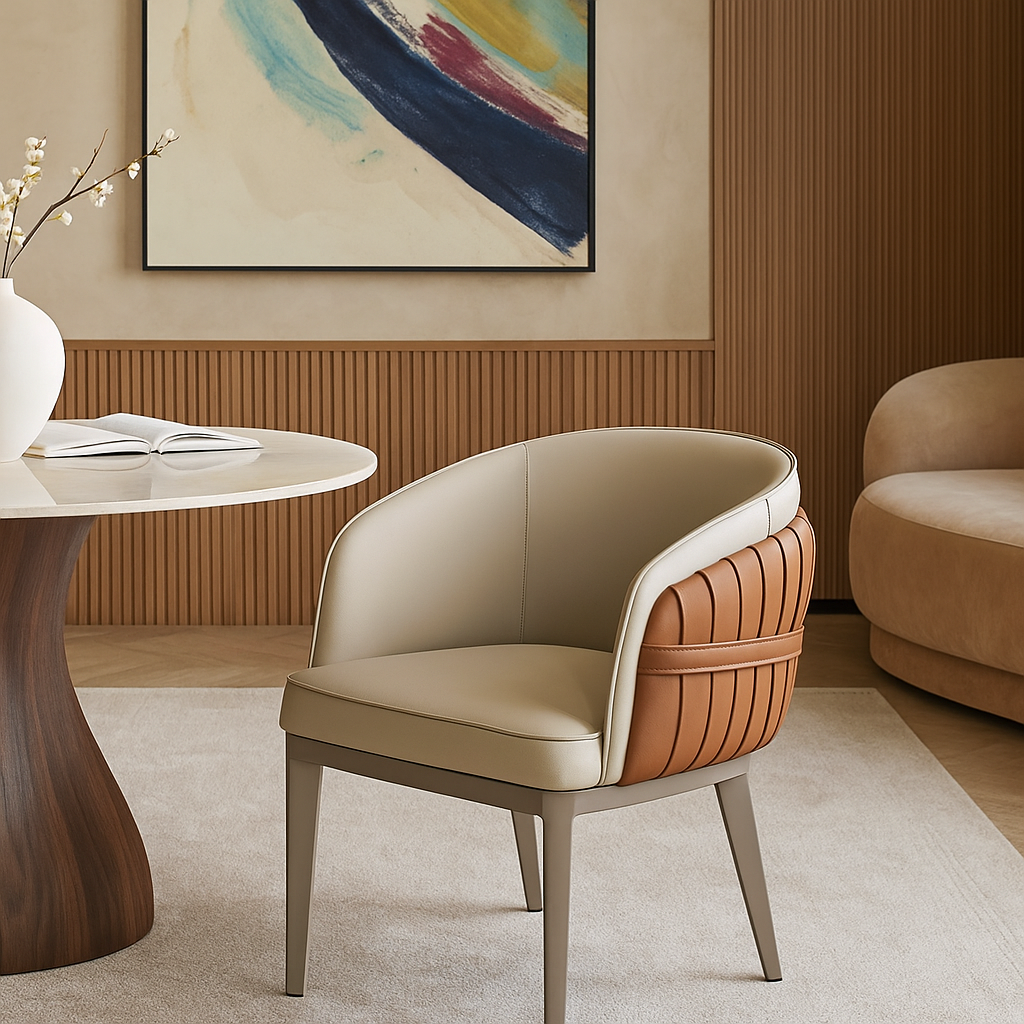Eclat Curve Designer Dining Chair