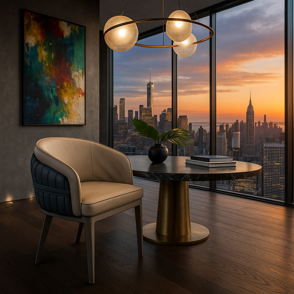Eclat Curve Designer Dining Chair