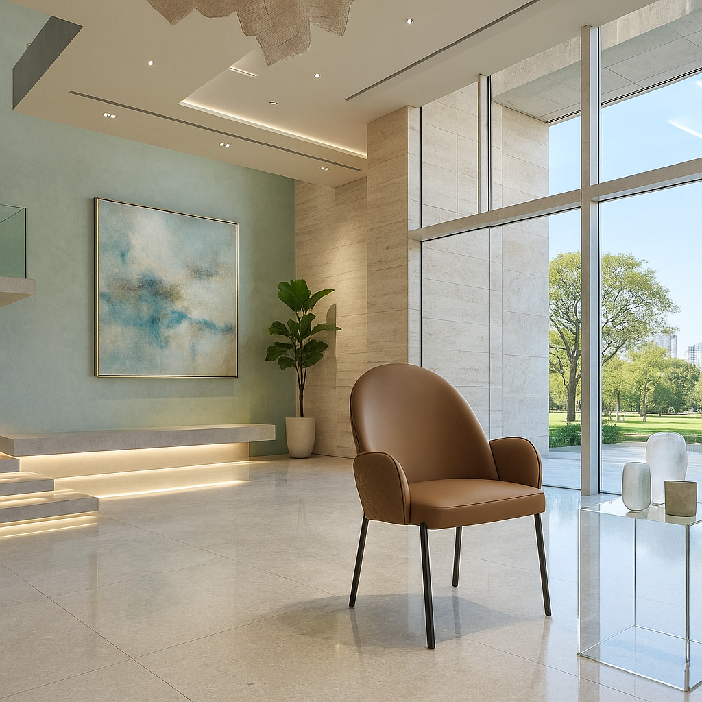 Graphite Luxe Dining Chair