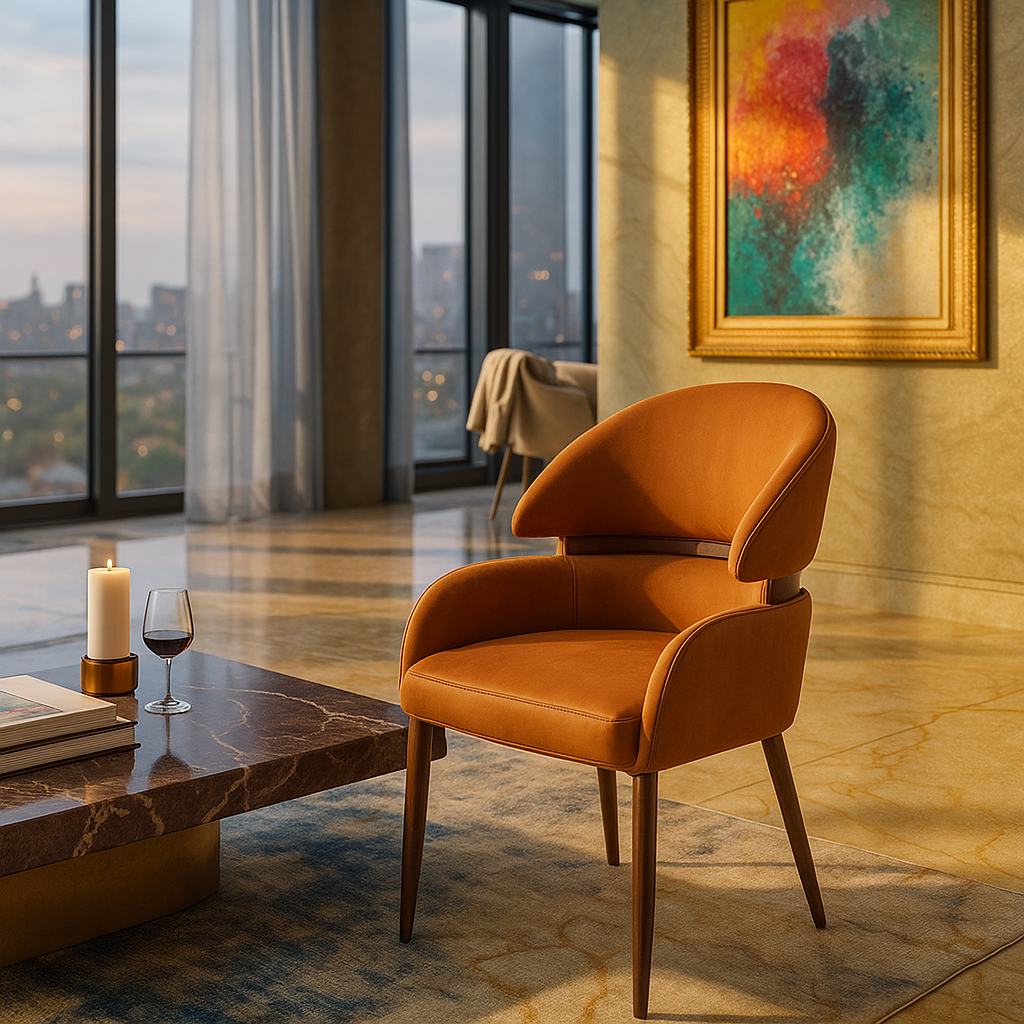 Sienna Arc Designer Dining Chair