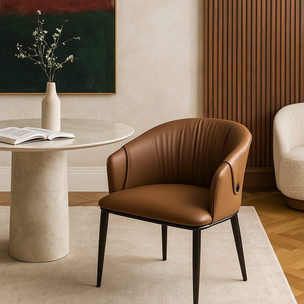 Cocoa Drift Designer Dining Chair