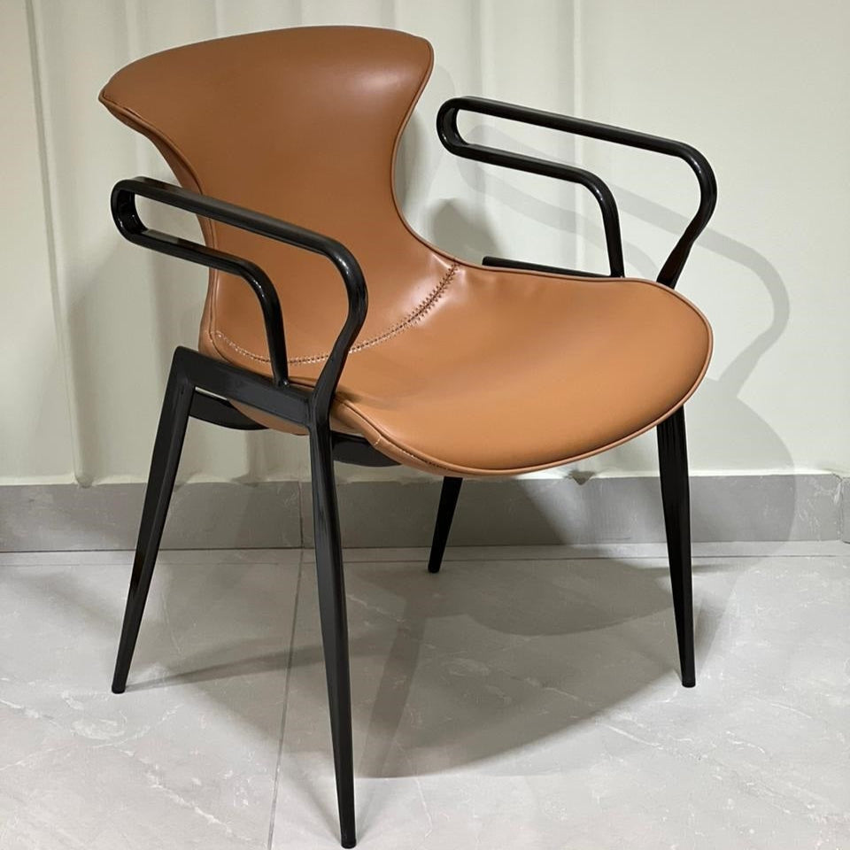 Verdant Arc Rosegold Chair