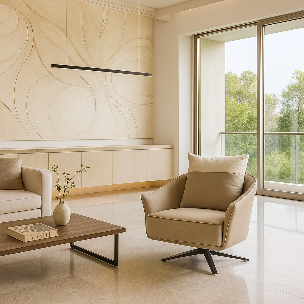 Cognac Royale Leisure Lounge Chair