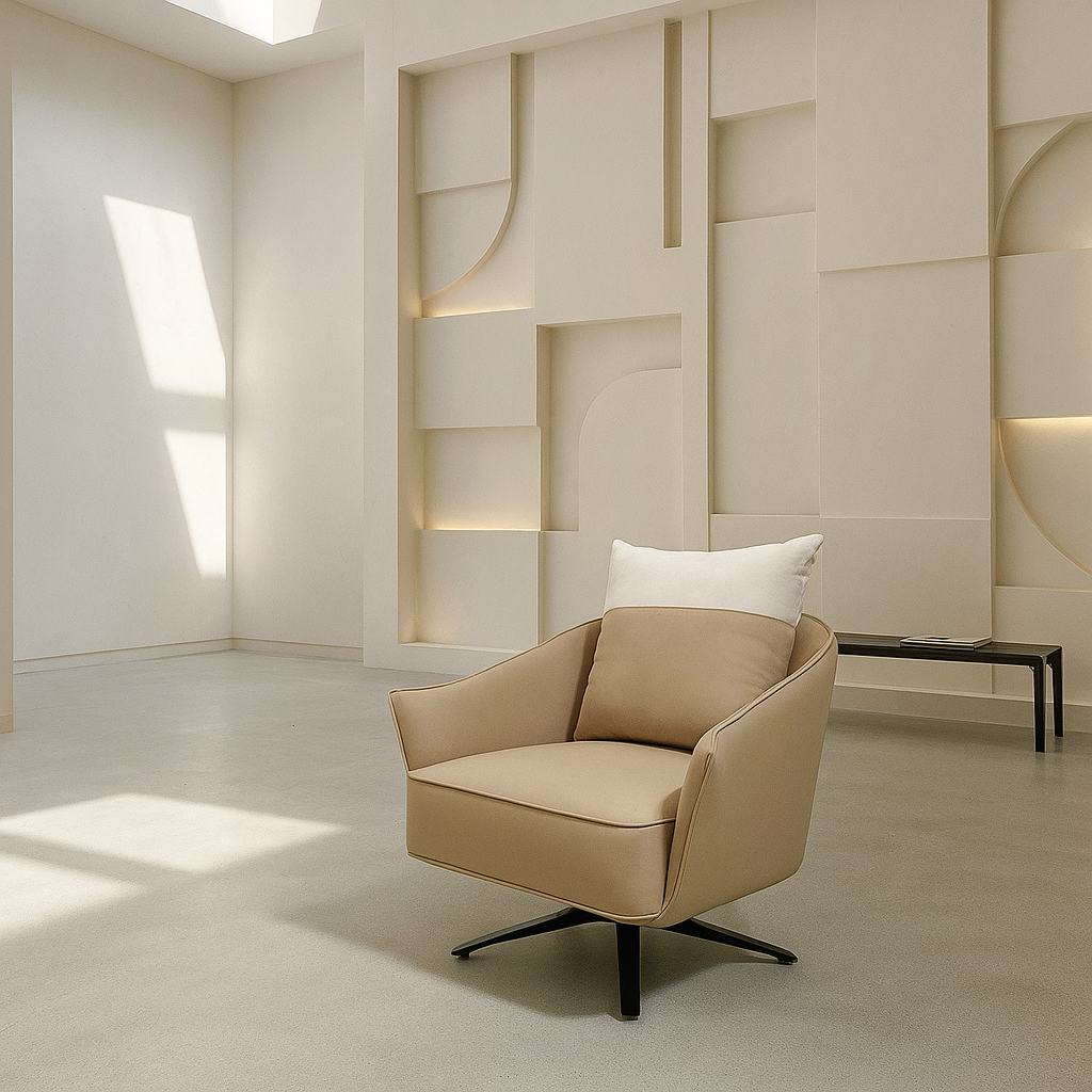 Cognac Royale Leisure Lounge Chair