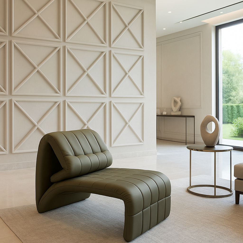 Olive Arc Leisure Lounge Chair